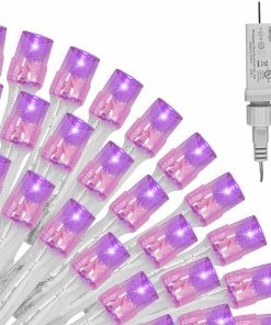 Joiedomi 42.9 FT Purple LED String Lights