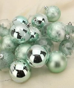 Joiedomi 18 Pcs 6CM Christmas Ornaments With Gradient Teal 9 Joiedomi 18 Pcs 6CM Christmas Ornaments With Gradient Teal