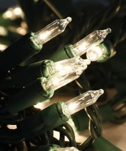 Joiedomi 150 Counts Clear Green Wire Christmas Lights Set Of 2