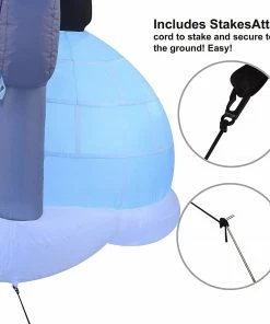 Joiedomi Large Christmas North Pole Inflatable (6 Ft) Inflatables 9 Joiedomi Large Christmas North Pole Inflatable (6 Ft) Inflatables