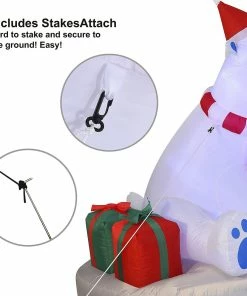 Joiedomi Inflatables Large Polar Bear Giveaway Gifts Inflatable (6 Ft) 9 Joiedomi Inflatables Large Polar Bear Giveaway Gifts Inflatable (6 Ft)