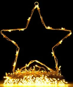 Joiedomi 335 LED Tree Decoration Star Lights, Warm White