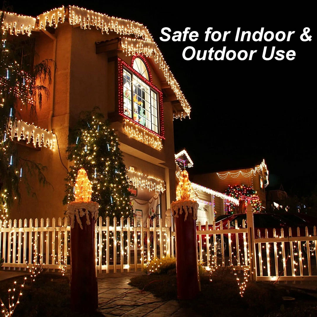 Joiedomi All Holiday Decor 17.3 FT Christmas Clear White 50 LED Green Wire String Lights With Remote Control 5 Joiedomi All Holiday Decor 17.3 FT Christmas Clear White 50 LED Green Wire String Lights With Remote Control