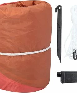 Joiedomi 6 FT Long Inflatable Triceratops With A Huge Ornament And A Huge Candy Cane Inflatables