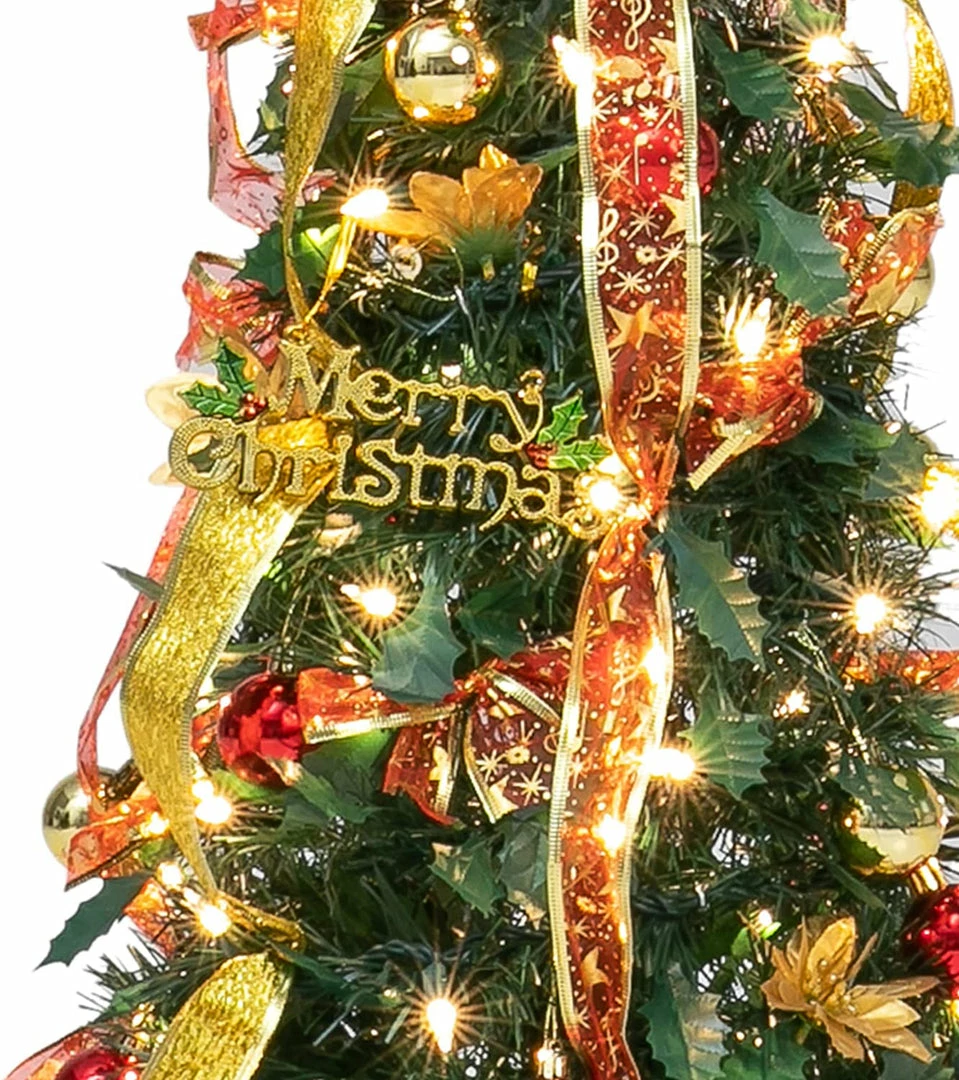 Joiedomi All Holiday Decor Prelit Pull Up Xmas Tree With Accessories, 3.3 Ft 2 Joiedomi All Holiday Decor Prelit Pull Up Xmas Tree With Accessories, 3.3 Ft