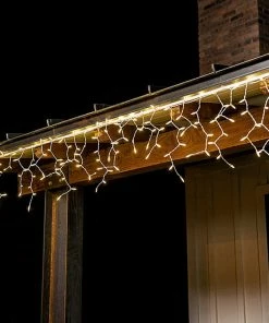 Joiedomi 3×150 LED Christmas Icicle Lights Warm White Net Lights 6 Joiedomi 3×150 LED Christmas Icicle Lights Warm White Net Lights