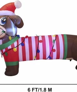 Joiedomi Large Christmas Puppy Inflatable (6 Ft) 9 Joiedomi Large Christmas Puppy Inflatable (6 Ft)