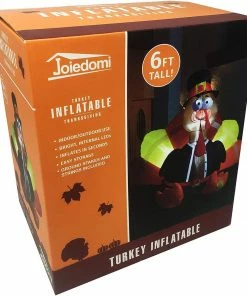 Joiedomi Large Thanksgiving Gobbles The Turkey (6 Ft) Inflatables