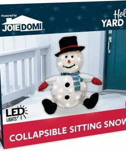 Joiedomi All Holiday Decor 30in Collapsible Snowman LED Yard Light For Christmas 5 Joiedomi All Holiday Decor 30in Collapsible Snowman LED Yard Light For Christmas