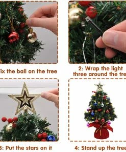 Joiedomi All Holiday Decor 24¡± Prelit Tabletop Christmas Tree 10 Joiedomi All Holiday Decor 24¡± Prelit Tabletop Christmas Tree