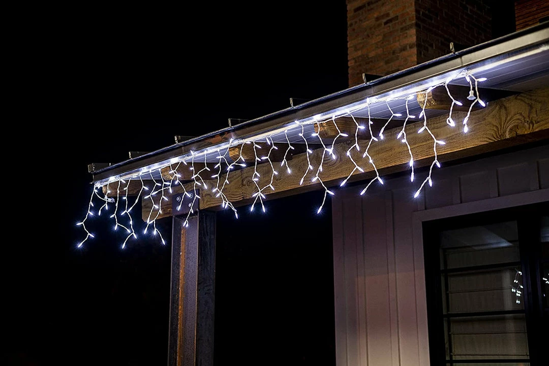 Joiedomi String Lights 100 LED Christmas Icicle Lights Cool White 2 Joiedomi String Lights 100 LED Christmas Icicle Lights Cool White