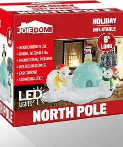 Joiedomi Large Christmas North Pole Inflatable (6 Ft) Inflatables 13 Joiedomi Large Christmas North Pole Inflatable (6 Ft) Inflatables