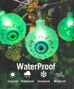 Joiedomi 20.6 Ft Halloween Eyeball String Lights