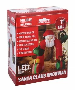 Joiedomi Giant Santa Claus With Gift Boxes Archway Inflatable (11 Ft) 9 Joiedomi Giant Santa Claus With Gift Boxes Archway Inflatable (11 Ft)
