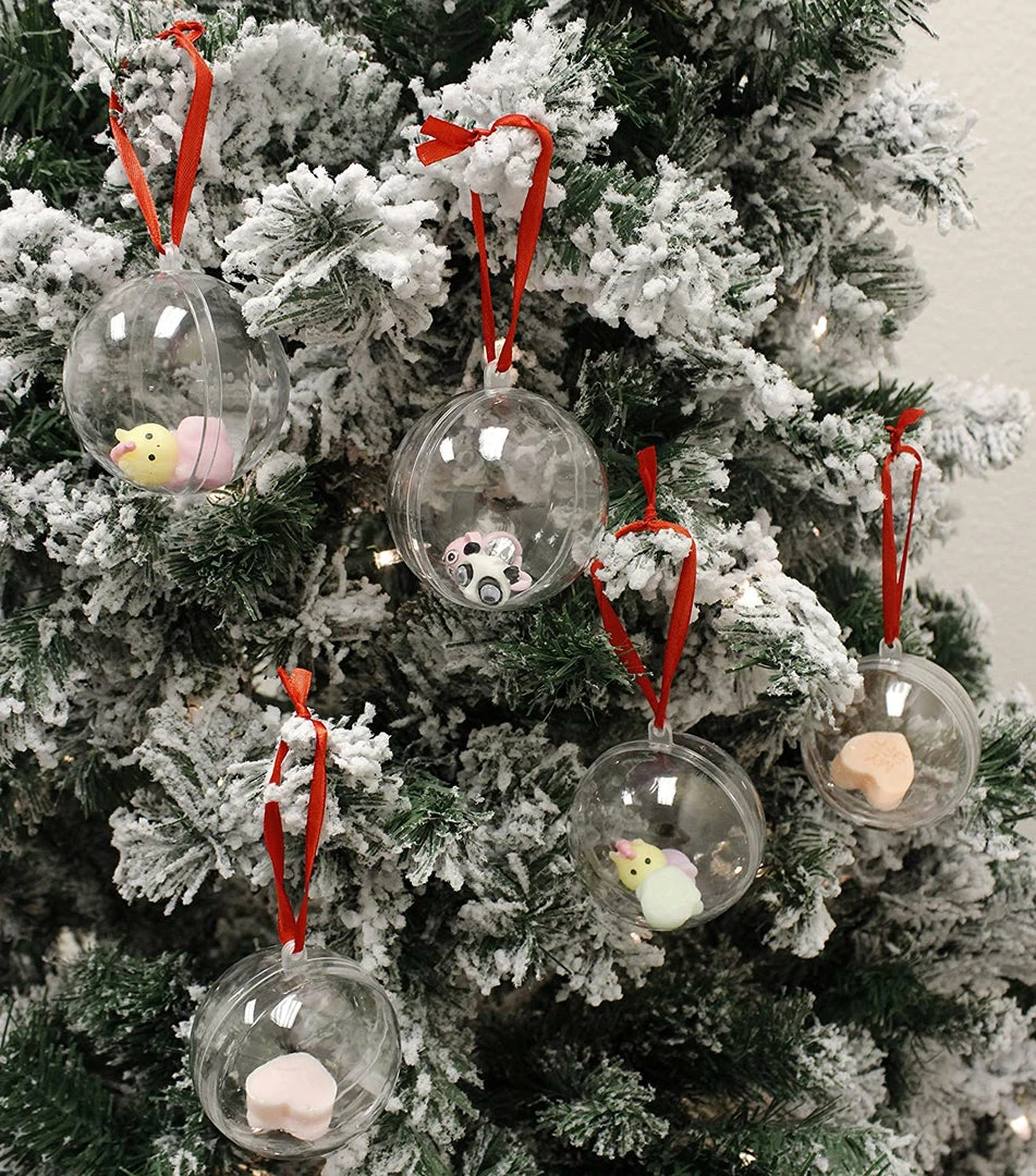 Joiedomi All Holiday Decor 3.94?¡À Plastic Fillable Christmas Ball Ornaments, 10 Pcs 5 Joiedomi All Holiday Decor 3.94?¡À Plastic Fillable Christmas Ball Ornaments, 10 Pcs