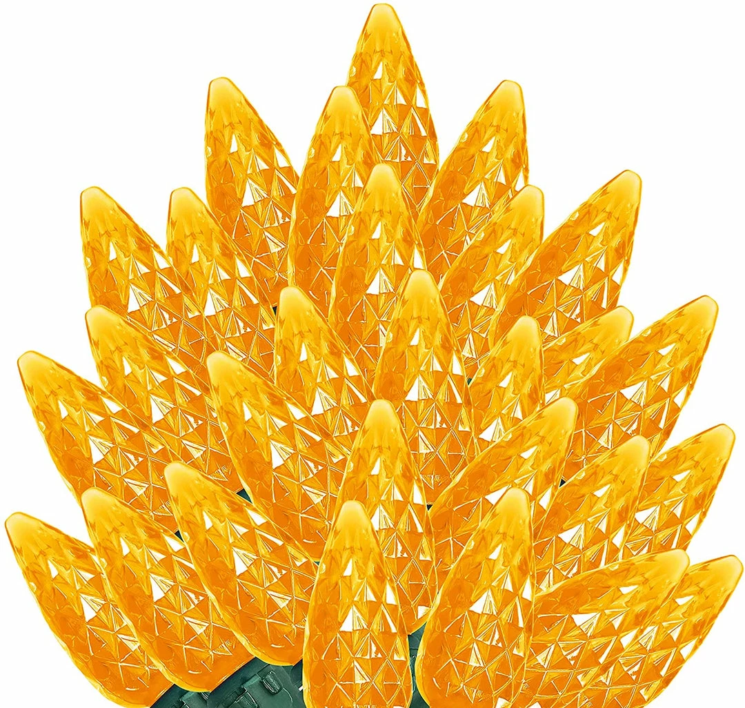 Joiedomi 50.5 Ft 150 Counts Of Orange LED Green Wire Light Set 1 Joiedomi 50.5 Ft 150 Counts Of Orange LED Green Wire Light Set