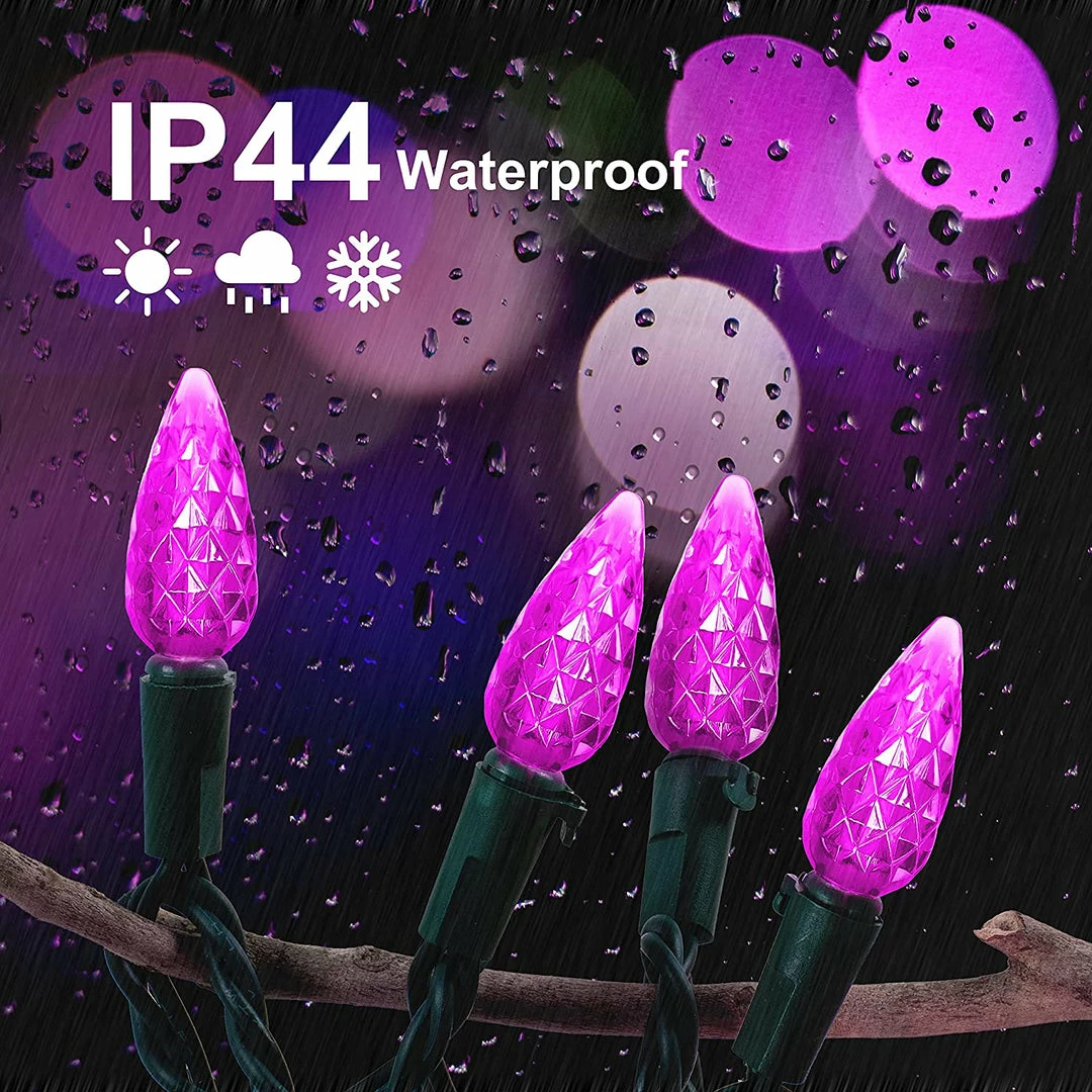 Joiedomi All Holiday Decor 24.2 Ft 70 Counts Of Purple String Light Set 4 Joiedomi All Holiday Decor 24.2 Ft 70 Counts Of Purple String Light Set