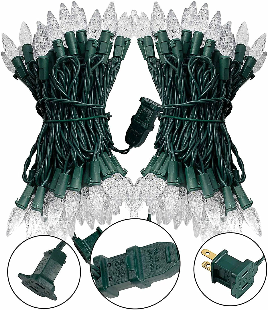 Joiedomi 2 X 70 LED C6 Christmas String Lights 5 Joiedomi 2 X 70 LED C6 Christmas String Lights