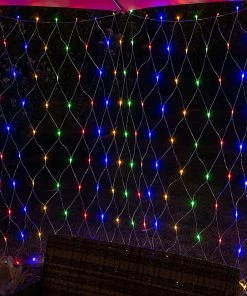 Joiedomi 4×100 LED Christmas Net Lights Multicolor