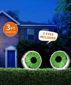 Joiedomi Inflatables Tall Creepy Eyeballs Inflatable (3 Ft)