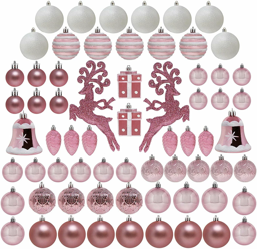 Joiedomi All Holiday Decor 66 Pcs Christmas Assorted Ornaments 1 Joiedomi All Holiday Decor 66 Pcs Christmas Assorted Ornaments