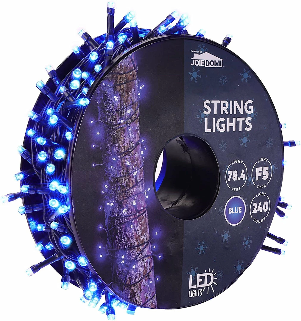 Joiedomi All Holiday Decor 240 LED Christmas String Lights (Blue) 1 Joiedomi All Holiday Decor 240 LED Christmas String Lights (Blue)