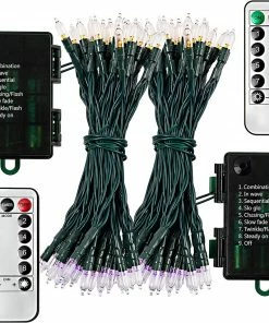 Joiedomi 17.3 FT Orange & Purple LED Battery Powered String Lights All Holiday Decor 8 Joiedomi 17.3 FT Orange & Purple LED Battery Powered String Lights All Holiday Decor