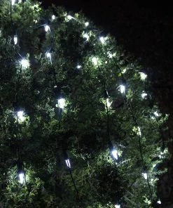 Joiedomi 100 LED Christmas Net Lights Cold White