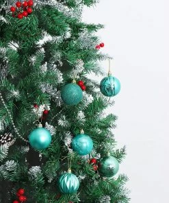 Joiedomi 2.36" Teal Christmas Ball Ornaments 24Pcs All Holiday Decor 11 Joiedomi 2.36