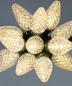 Joiedomi 50.5 FT 150 Counts C6 Warm White Christmas String Lights