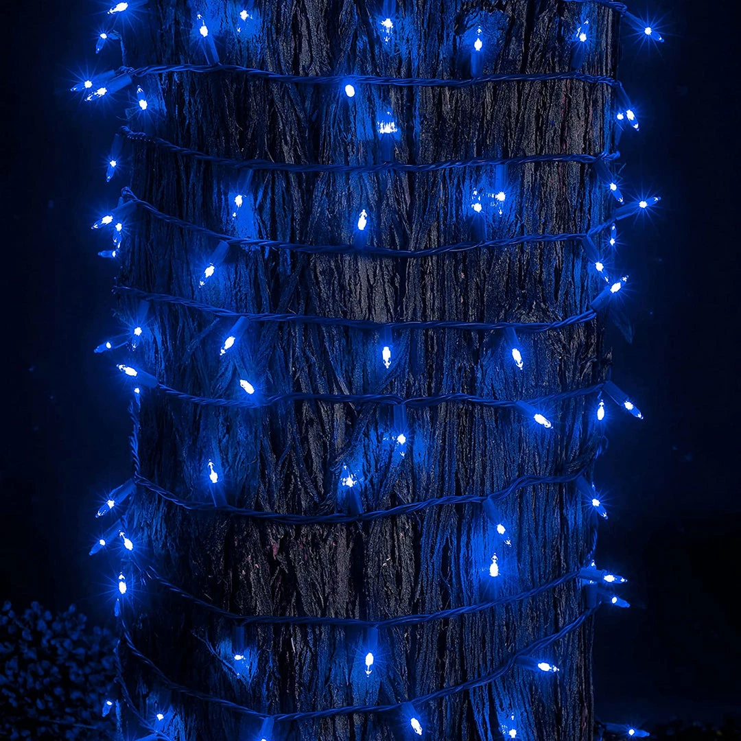 Joiedomi All Holiday Decor 3 Sets Of 100-Count Blue Incandescent Lights 6 Joiedomi All Holiday Decor 3 Sets Of 100-Count Blue Incandescent Lights