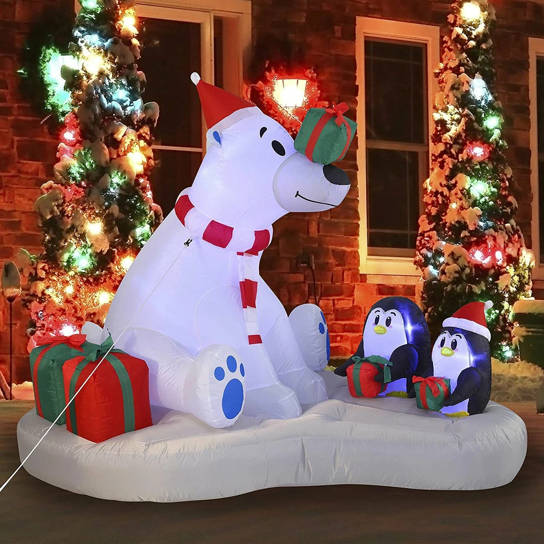 Joiedomi Inflatables Large Polar Bear Giveaway Gifts Inflatable (6 Ft) 1 Joiedomi Inflatables Large Polar Bear Giveaway Gifts Inflatable (6 Ft)