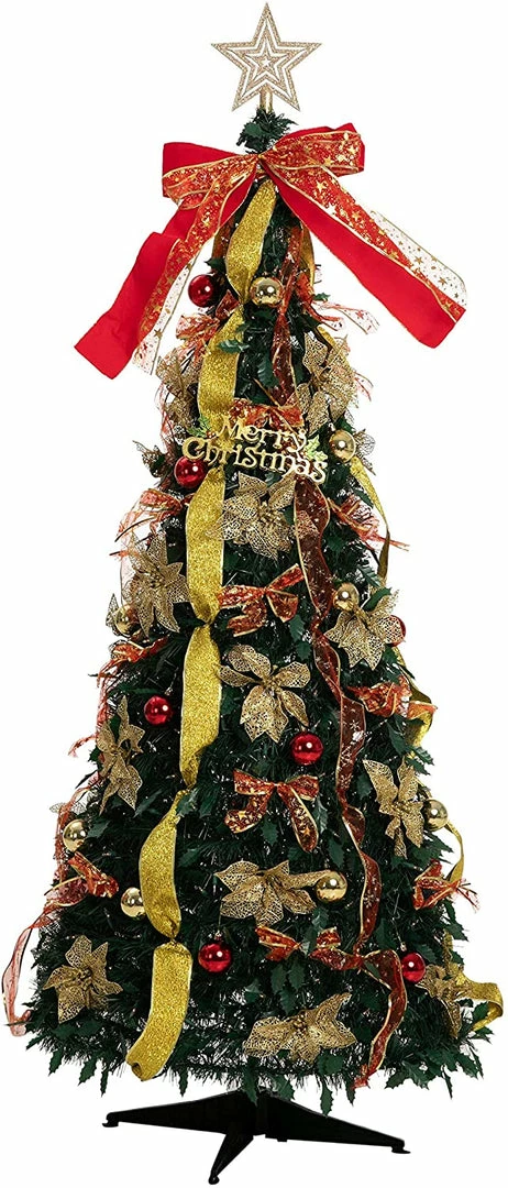 Joiedomi All Holiday Decor 6Ft Pull-Up Christmas Tree With Accessories 6 Joiedomi All Holiday Decor 6Ft Pull-Up Christmas Tree With Accessories
