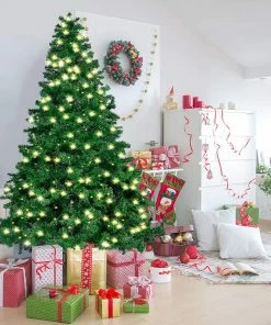 Joiedomi All Holiday Decor Large Hinged Artificial Christmas Tree With 660 Clear LED Lights (7.5 Ft)