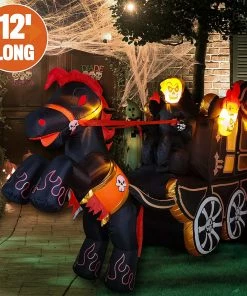 Joiedomi Giant Long Carriage Inflatable (12 Ft)