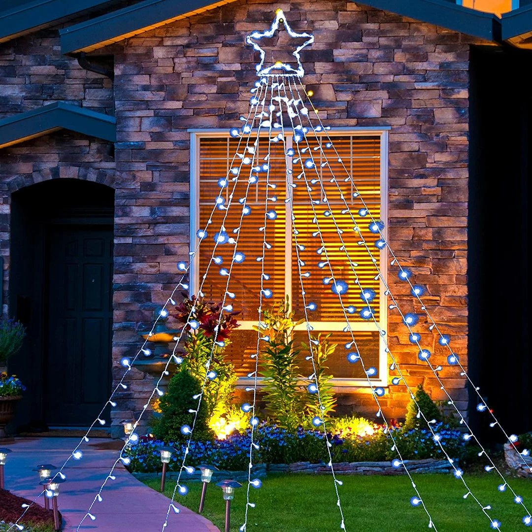 Joiedomi 335 LED Tree Decoration Star Lights, White 6 Joiedomi 335 LED Tree Decoration Star Lights, White