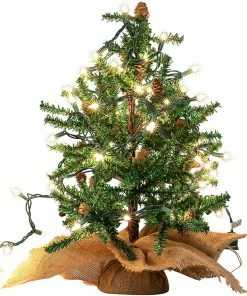 Joiedomi Mini Christmas Tree With Pine Cones