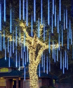 Joiedomi 540 LEDs Christmas Lights Meteor Shower Lights, Blue 11 Joiedomi 540 LEDs Christmas Lights Meteor Shower Lights, Blue