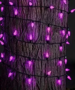 Joiedomi All Holiday Decor 24.2 Ft 70 Counts Of Purple String Light Set