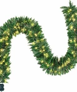 Joiedomi 9ft Christmas Garland Prelit