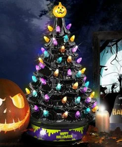 Joiedomi 15’’ Halloween Pre-Lit Ceramic Tabletop Tree All Holiday Decor 13 Joiedomi 15’’ Halloween Pre-Lit Ceramic Tabletop Tree All Holiday Decor