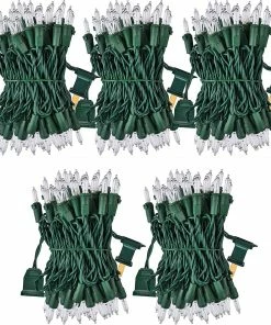 Joiedomi 131.25 FT 500 Count Christmas Clear Green Wire String Lights 10 Joiedomi 131.25 FT 500 Count Christmas Clear Green Wire String Lights