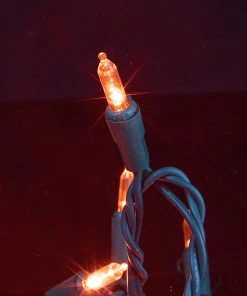 Joiedomi 52.5 FT 200 Count Christmas Orange Green Wire String Lights