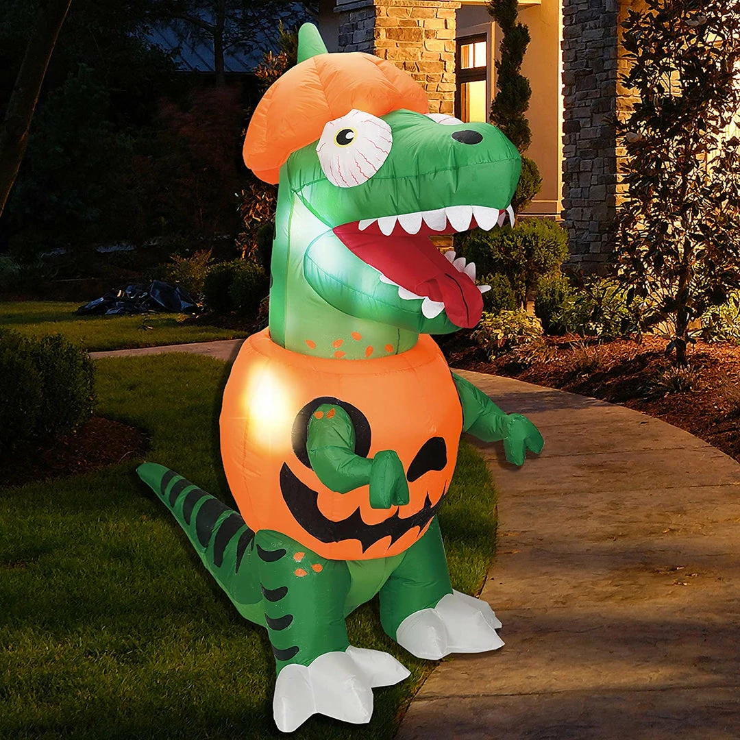 Joiedomi Halloween Large Dinosaur Inflatable (6 Ft) 1 Joiedomi Halloween Large Dinosaur Inflatable (6 Ft)
