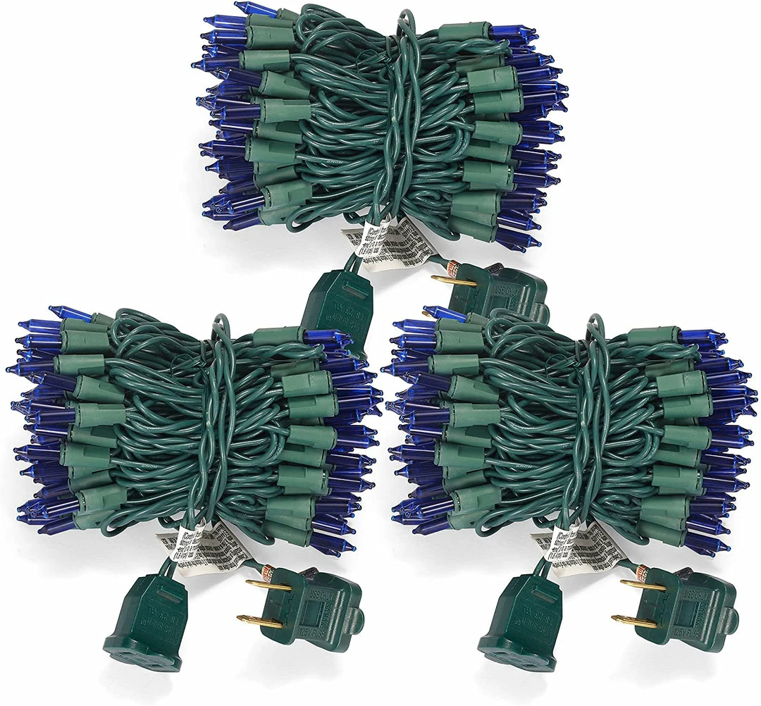 Joiedomi All Holiday Decor 3 Sets Of 100-Count Blue Incandescent Lights 2 Joiedomi All Holiday Decor 3 Sets Of 100-Count Blue Incandescent Lights