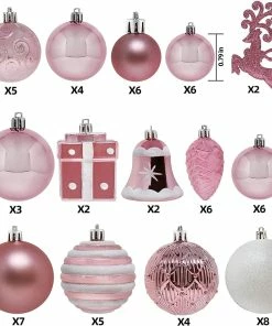 Joiedomi All Holiday Decor 66 Pcs Christmas Assorted Ornaments