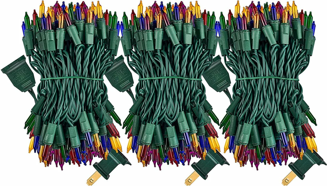 Joiedomi 116.1 FT 450 Count Christmas Multicolor Green Wire String Lights 8 Joiedomi 116.1 FT 450 Count Christmas Multicolor Green Wire String Lights