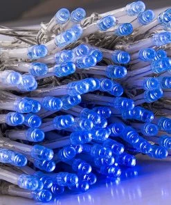 Joiedomi All Holiday Decor 42.9 FT Blue String Lights