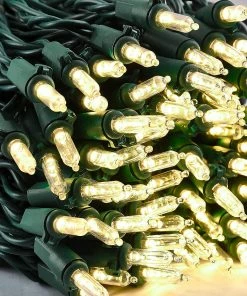 Joiedomi 52.5 FT 200 Count Christmas Clear Green Wire