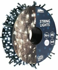 Joiedomi 240 LED Christmas String Lights (Cool White)